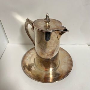 Vintage Wallace 617 Silver Plate Victorian Coffee Creamer Pot
